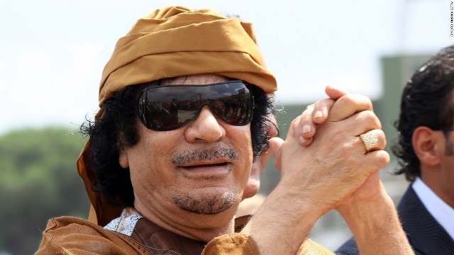 ２０１１年に暗殺されたリビアの元最高指導者カダフィ大佐