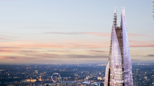 ロンドンの街並みが一望できるザ・シャード