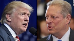 トランプ氏、ゴア元副大統領と会談　気候変動問題巡り