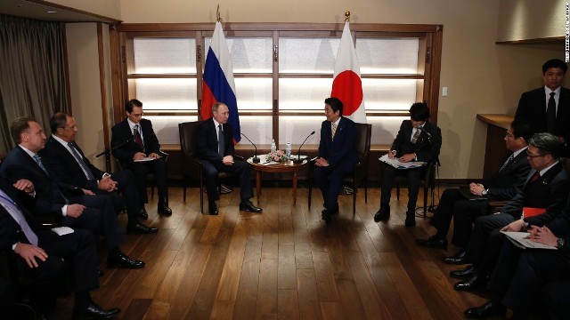 安倍首相とロシアのプーチン大統領が山口県で会談