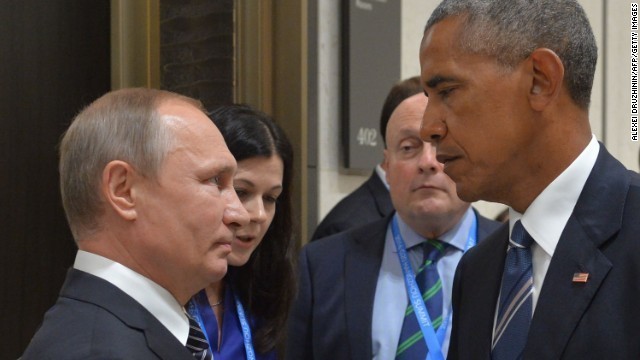 プーチン氏は新年のあいさつでオバマ米大統領には言及しなかった