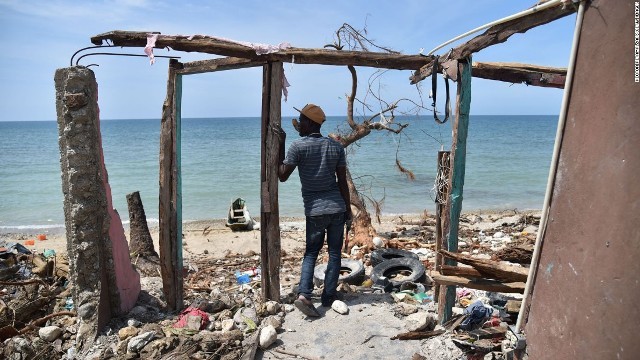 中南米の島国ハイチは昨年、ハリケーン「マシュー」の襲来で１００億ドルの被害が出た