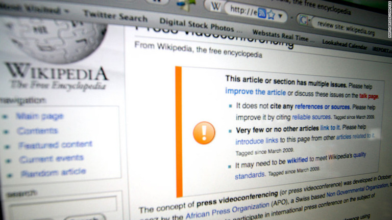 百科事典サイトのウィキペディアが英大衆紙デイリー・メールからの記事の引用を禁止