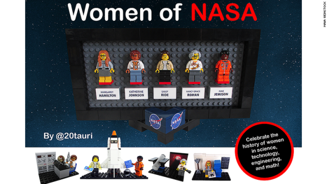 宇宙プログラムで業績を残した女性５人をモチーフにしたセットが発売される