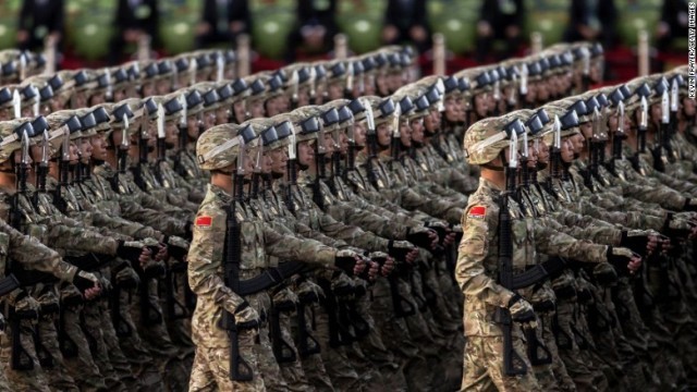 中国の国防費は前年比７％増の見通し