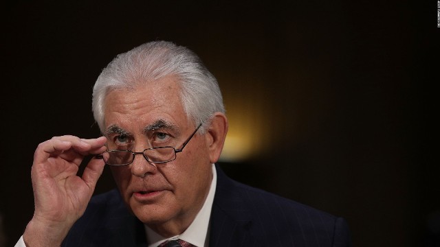 ティラーソン国務長官は指名承認公聴会で中国に対する強硬姿勢を示していた