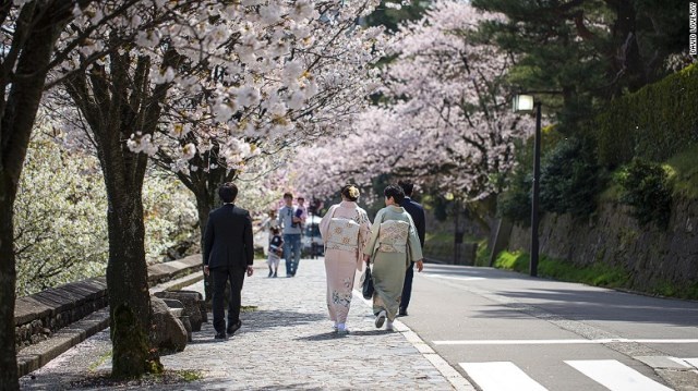 歴史的な町並みが保存されている金沢。日本三大庭園のひとつとされる兼六園がある