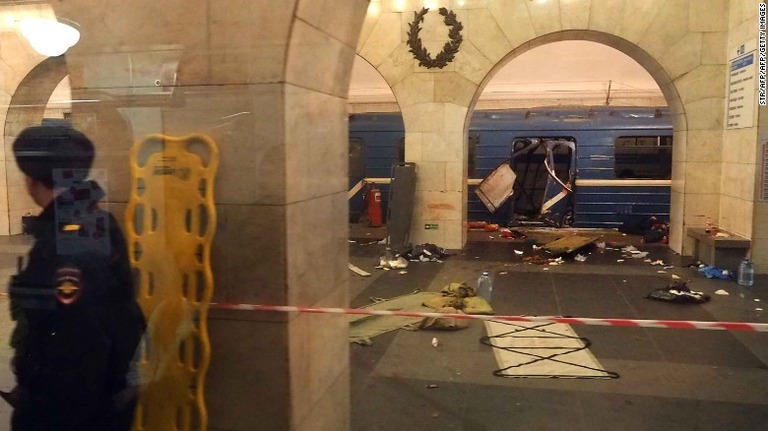 ロシア地下鉄での爆発事件で、新たに１人が拘束された