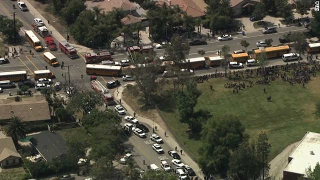 米カリフォルニア州の小学校で発砲があり、容疑者を含む３人が死亡した