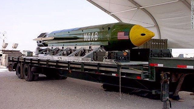 米軍が非核兵器中最強の威力をもつ大規模爆風爆弾（ＭＯＡＢ）を対ＩＳＩＳ戦で使用
