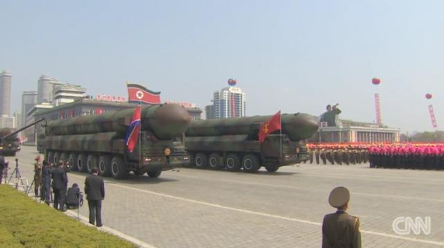 北朝鮮が１６日に行ったミサイル発射試験は失敗に終わったとみられる