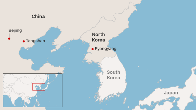 北朝鮮の船舶６隻が河北省唐山港に入った