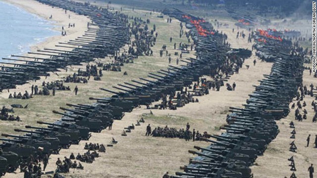 北朝鮮政府高官は大規模軍事演習について「米国の侵略に対する直接の反応」だと語った