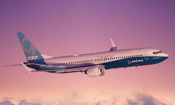 ボーイングが開発中の「７３７ＭＡＸ」のテスト飛行を停止すると発表＝同社提供