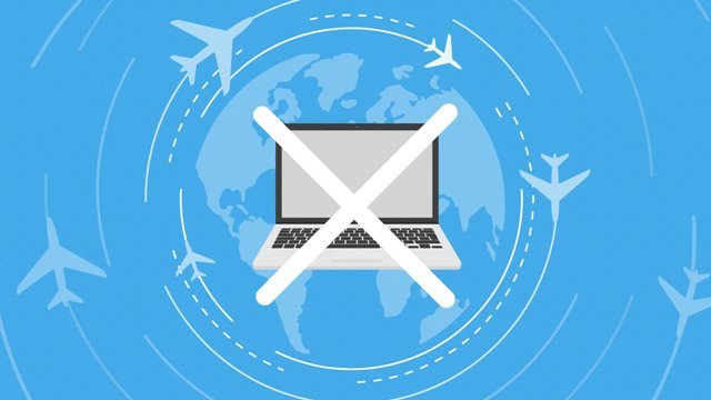 米国行き機内への電子機器持ち込み禁止、欧州便にも拡大か＝CNNMONEY/Shutterstock