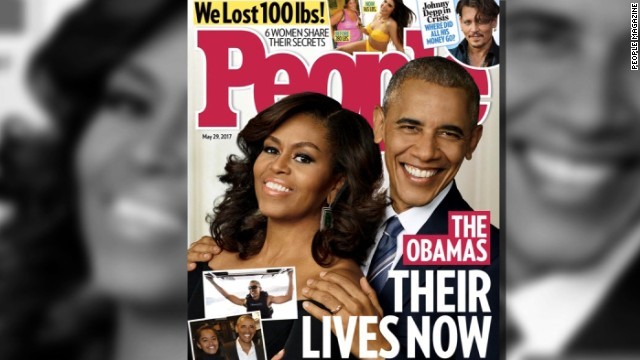 オバマ夫妻の特集が組まれた米誌「ピープル」の最新号
