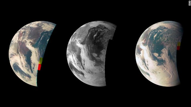 ２０１４年１０月、地球に接近通過した際の画像