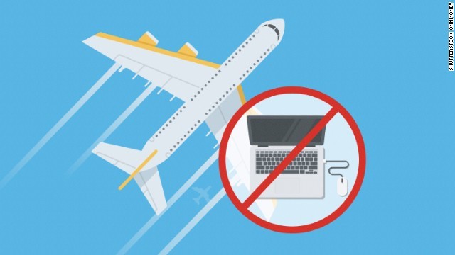 大型電子機器の機内持ち込み禁止が米国発着の国際線全便に拡大される可能性が出てきた