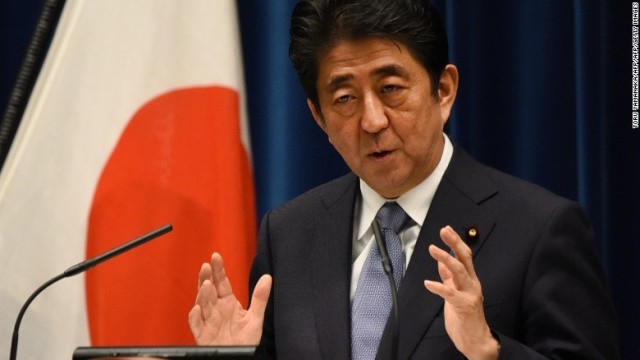 安倍首相は「具体的な行動をとる」と語った