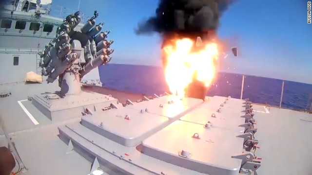 対ＩＳＩＳ、海上からミサイル攻撃　ロシア - CNN.co.jp