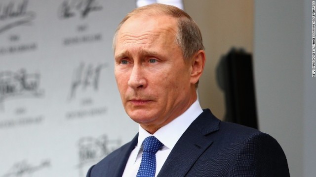 ロシアのプーチン大統領。米大統領選への政府による介入を改めて否定した
