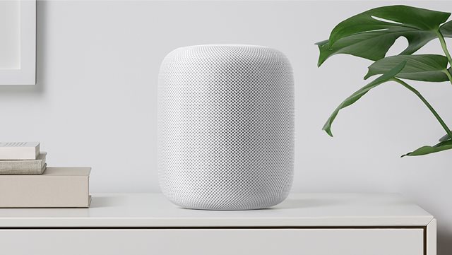 アップルはスマートスピーカー「ＨｏｍｅＰｏｄ」を発表＝同社提供