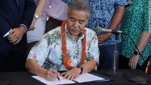 米ハワイ州のデービッド・イゲ知事
