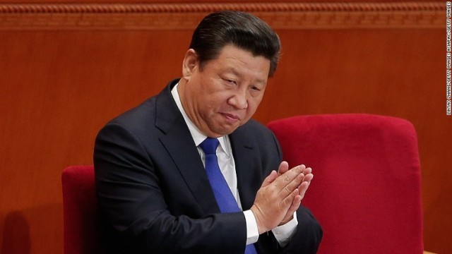 中国の習国家主席。腐敗撲滅運動を進めている