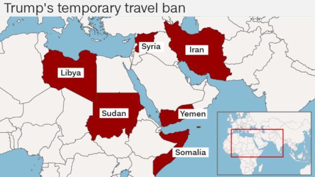 中東６カ国の市民を対象とした条件付きの入国禁止令が執行される