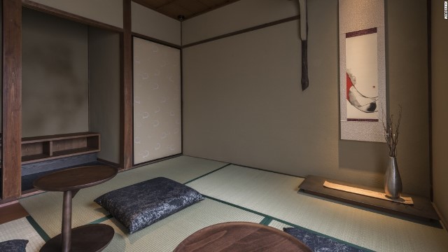 伝統的な京都の家屋の中にいる雰囲気を感じてほしいという
