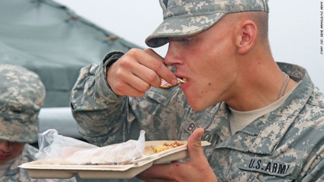 実際の米兵の食生活と「軍隊ダイエット」の内容とは似ても似つかないものだという