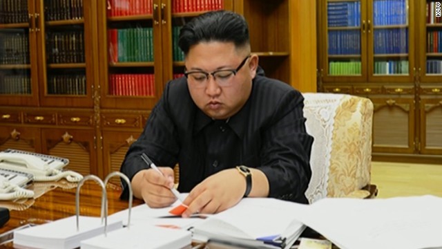 北朝鮮の金正恩（キムジョンウン）朝鮮労働党委員長
