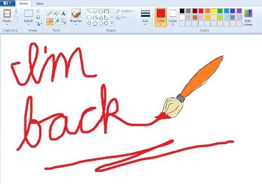 一度は廃止の可能性も示唆された「ペイント」だが、存続が決まった=Microsoft Paint