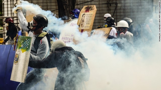 抗議運動が続くベネズエラ