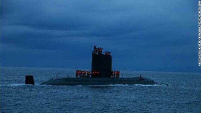 北朝鮮の潜水艦がミサイル関連の実験を行った証拠が確認されたという