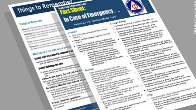 グアム当局が住民に核攻撃への対応方法を周知する文書を公開した