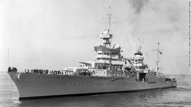 米重巡洋艦「インディアナポリス」