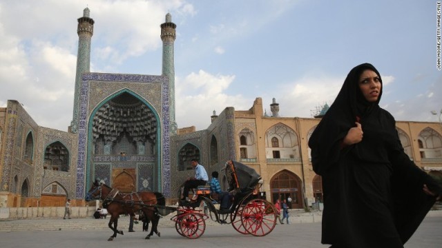 イランの古都イスファハーン。同国を訪れる観光客の数が急増している