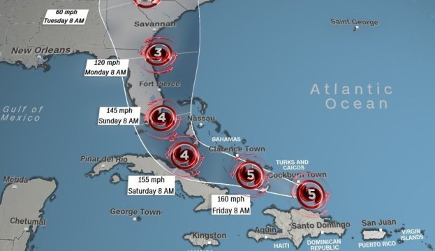 ハリケーンの進行方向に位置するフロリダ州の原発２基が運転を停止する