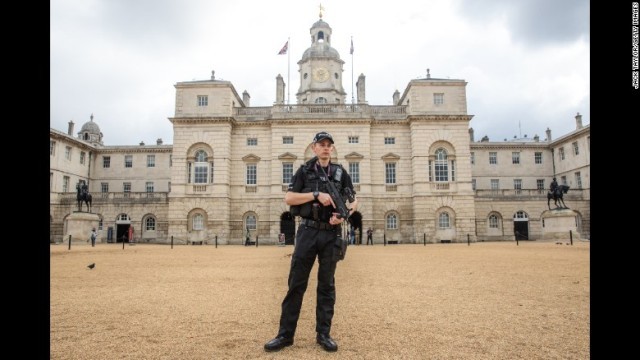 週末にかけてロンドンの警備が強化された