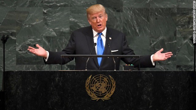 トランプ氏の国連総会での演説内容を北朝鮮外相が揶揄（やゆ）