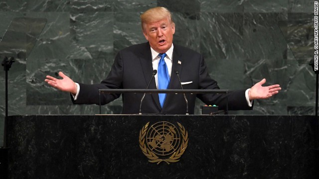 トランプ氏の国連総会での演説内容を北朝鮮外相が揶揄（やゆ）