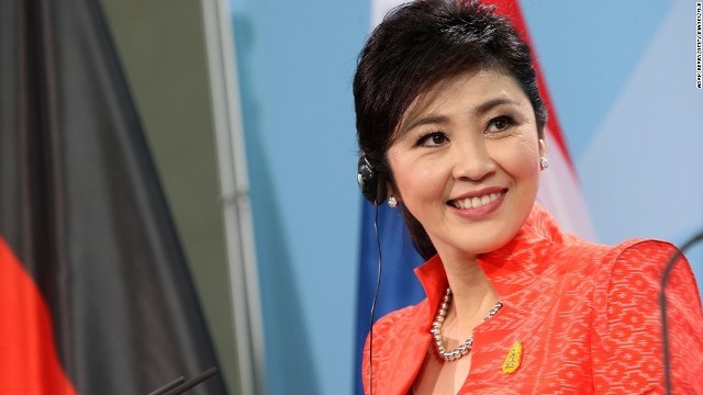 タイのインラック元首相＝２０１２年