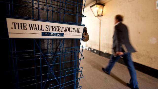 ＷＳＪは欧州とアジアで紙媒体の発行を中止する