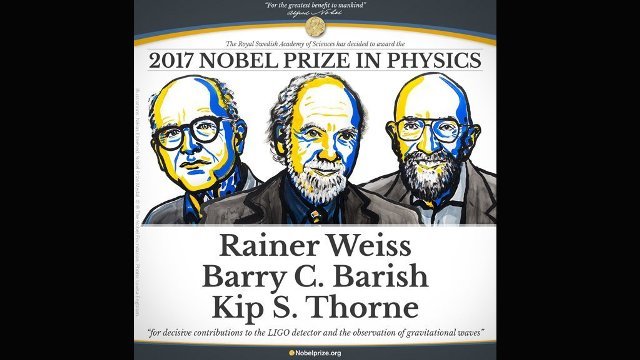 重力波の観測に寄与した米国の研究者３氏がノーベル物理学賞を受賞