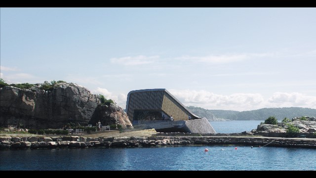 ノルウェーの海岸沿いに欧州初の海中レストランが建設される＝MIR and Snøhetta
