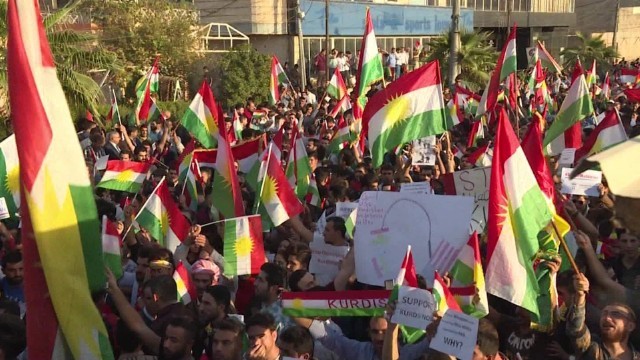 クルド人主導の自治政府がイラク政府との対話に臨む意向を表明した