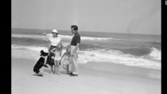 リチャード・ニクソン第３７代大統領と妻と子どもとペット犬コッカースパニエルのチェッカーズ