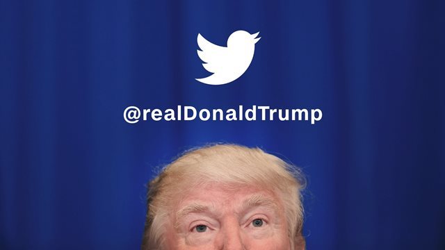 ツイッターのアカウントが一時消える騒ぎにトランプ氏が不満を書き込んだ＝Photo Illustration/Getty Images/CNN Money