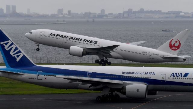 １０位　日本航空　写真＝TOSHIFUMI KITAMURA/AFP/AFP/Getty Images